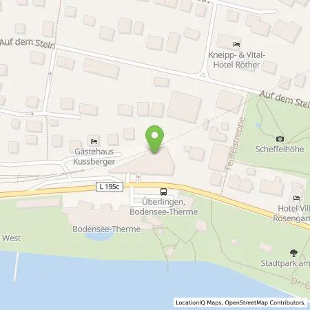 Standortübersicht der Tankstelle STADTWERK MOBILITY PLUS GmbH & Co. KG in 88662 Überlingen