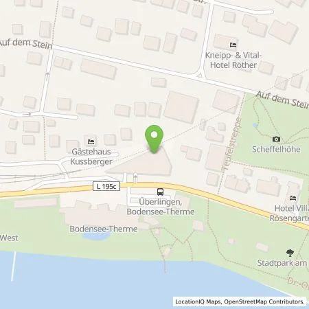 Standortübersicht der Tankstelle STADTWERK MOBILITY PLUS GmbH & Co. KG in 88662 Überlingen