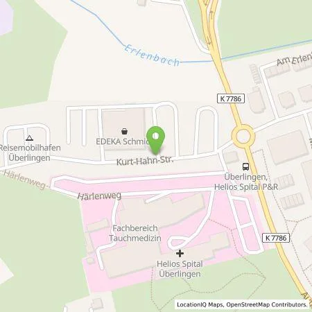 Standortübersicht der Tankstelle STADTWERK MOBILITY PLUS GmbH & Co. KG in 88662 Überlingen