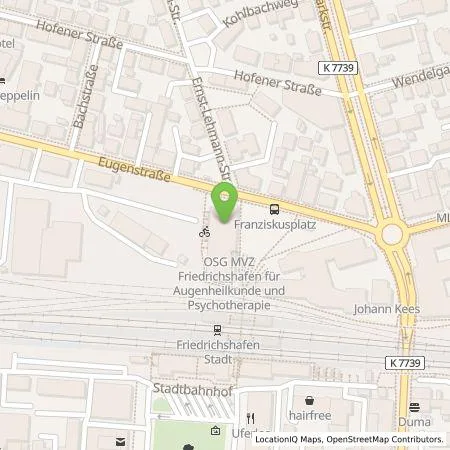 Standortübersicht der Tankstelle STADTWERK MOBILITY PLUS GmbH & Co. KG in 88045 Friedrichshafen