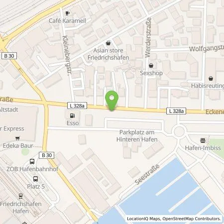 Standortübersicht der Tankstelle STADTWERK MOBILITY PLUS GmbH & Co. KG in 88045 Friedrichshafen