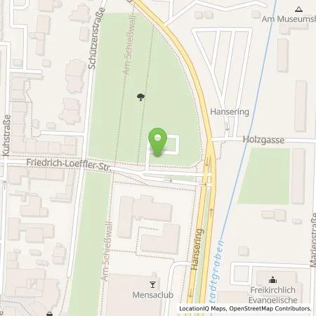 Standortübersicht der Tankstelle Universitäts- und Hansestadt Greifswald, juristische Person des öffentlichen Rechts, Gebietskörperschaft in 17489 Greifswald