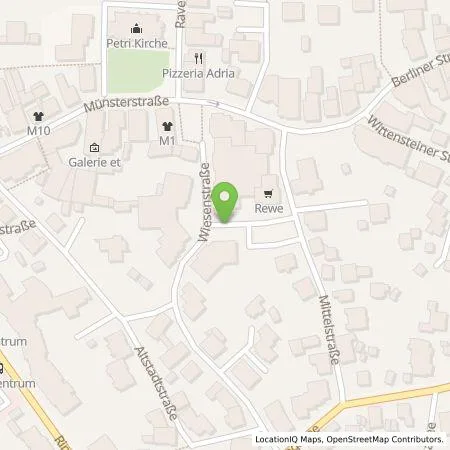 Standortübersicht der Tankstelle Stadtwerke Versmold GmbH in 33775 Versmold