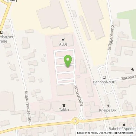 Standortübersicht der Tankstelle Stadtwerke Versmold GmbH in 33775 Versmold