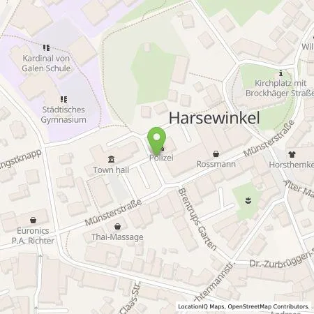 Standortübersicht der Tankstelle Stadtwerke Versmold GmbH in 33428 Harsewinkel