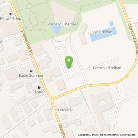 Standortübersicht der Tankstelle Stadtwerke Versmold GmbH in 49214 Bad Rothenfelde