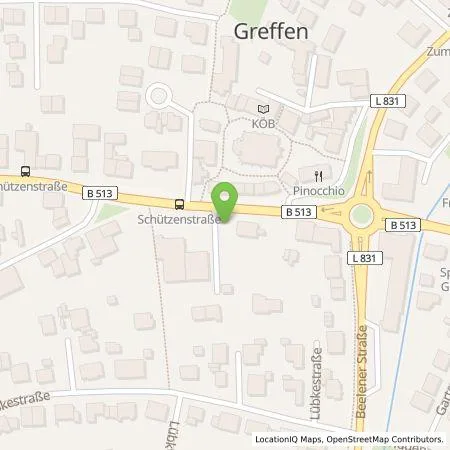 Standortübersicht der Tankstelle Stadtwerke Versmold GmbH in 33428 Harsewinkel