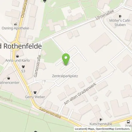 Standortübersicht der Tankstelle Stadtwerke Versmold GmbH in 49214 Bad Rothenfelde