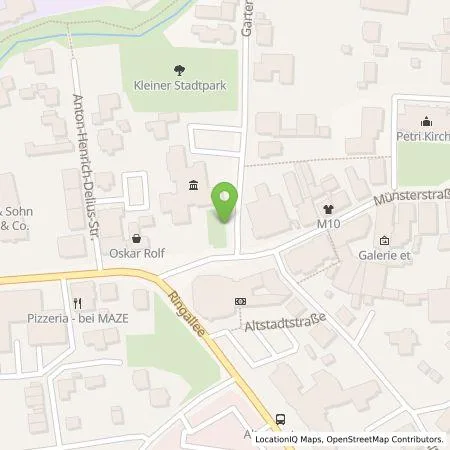 Standortübersicht der Tankstelle Stadtwerke Versmold GmbH in 33775 Versmold