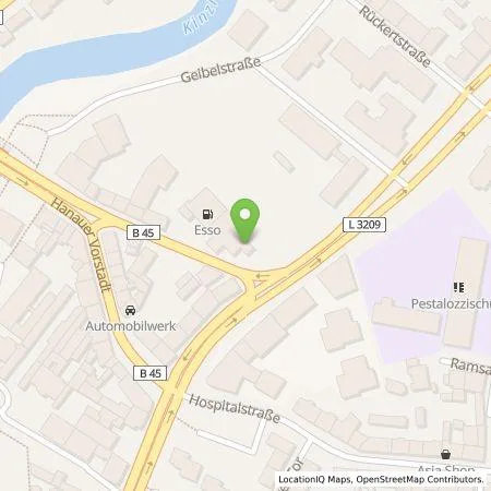 Standortübersicht der Tankstelle Jolt Energy GmbH in 63450 HANAU