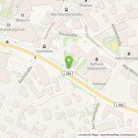 Standortübersicht der Tankstelle Stadtwerke Tecklenburger Land GmbH & Co. KG in 49477 Ibbenbüren