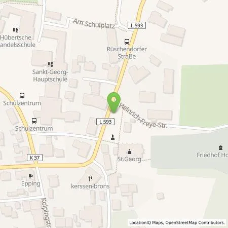 Standortübersicht der Tankstelle Stadtwerke Tecklenburger Land GmbH & Co. KG in 48496 Hopsten