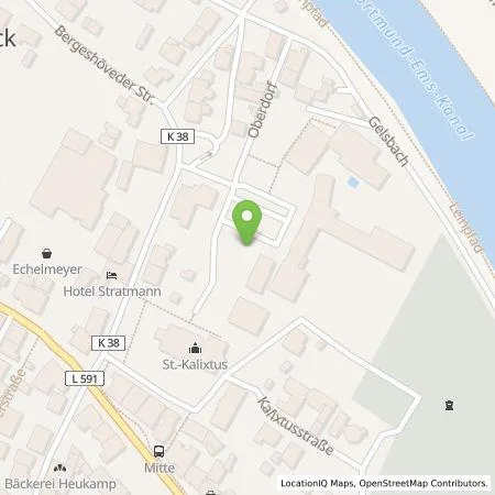 Standortübersicht der Tankstelle Stadtwerke Tecklenburger Land GmbH & Co. KG in 48477 Hörstel