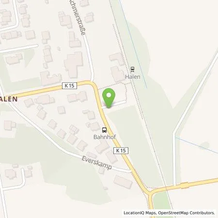 Standortübersicht der Tankstelle Stadtwerke Tecklenburger Land GmbH & Co. KG in 49504 Lotte