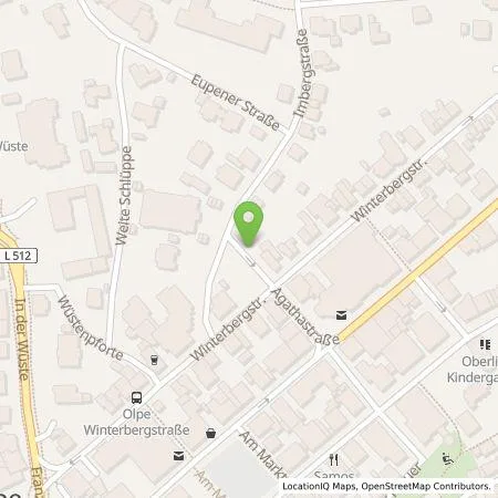 Standortübersicht der Tankstelle BIGGE ENERGIE GmbH & Co. KG in 57462 Olpe