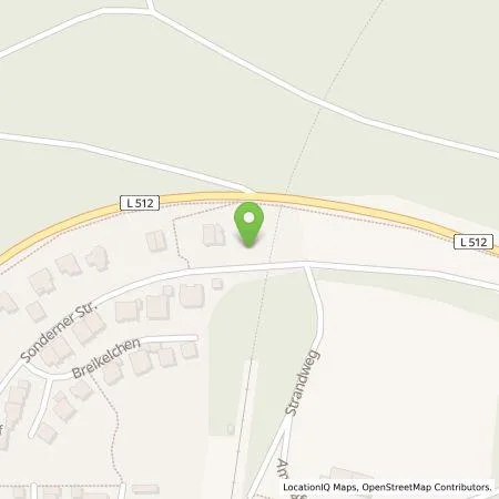 Standortübersicht der Tankstelle BIGGE ENERGIE GmbH & Co. KG in 57462 Olpe