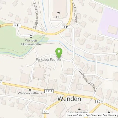 Standortübersicht der Tankstelle BIGGE ENERGIE GmbH & Co. KG in 57482 Wenden