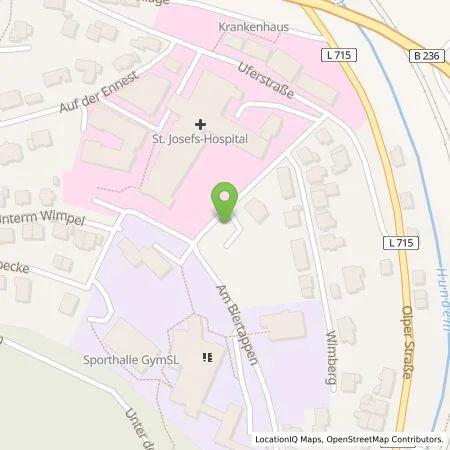 Standortübersicht der Tankstelle BIGGE ENERGIE GmbH & Co. KG in 57368 Lennestadt