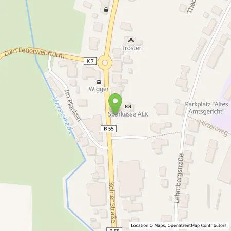 Standortübersicht der Tankstelle BIGGE ENERGIE GmbH & Co. KG in 57368 Lennestadt