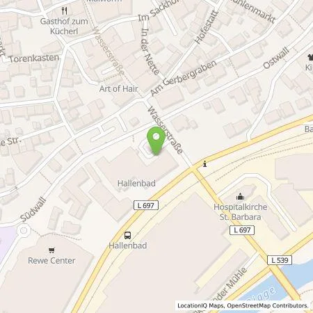 Standortübersicht der Tankstelle BIGGE ENERGIE GmbH & Co. KG in 57439 Attendorn