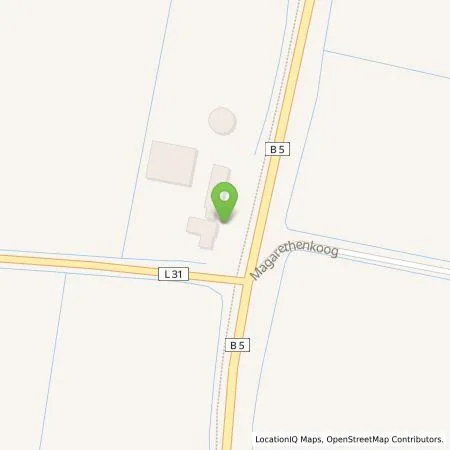 Standortübersicht der Tankstelle Stadtwerke Husum GmbH in 25813 Südermarsch