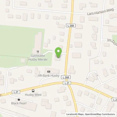 Standortübersicht der Tankstelle Stadtwerke Husum GmbH in 24975 Husby