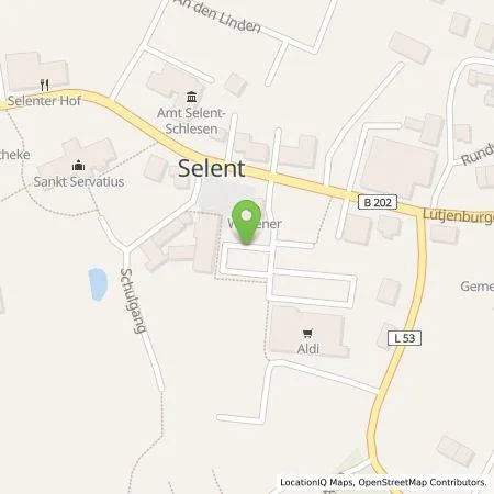 Standortübersicht der Tankstelle Stadtwerke Husum GmbH in 24238 Selent