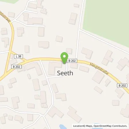 Standortübersicht der Tankstelle Stadtwerke Husum GmbH in 25878 Seeth