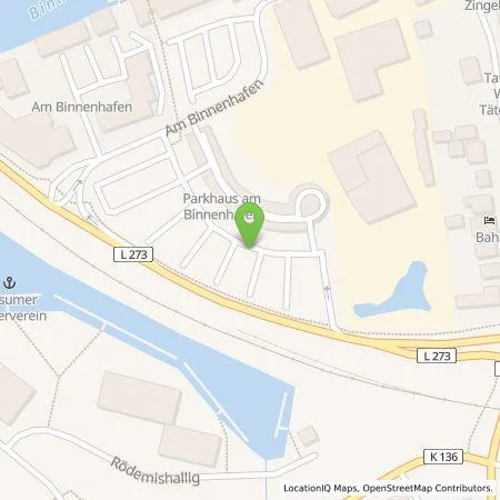 Standortübersicht der Tankstelle Stadtwerke Husum GmbH in 25813 Husum