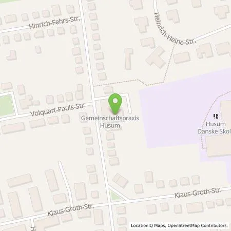 Standortübersicht der Tankstelle Stadtwerke Husum GmbH in 25813 Husum