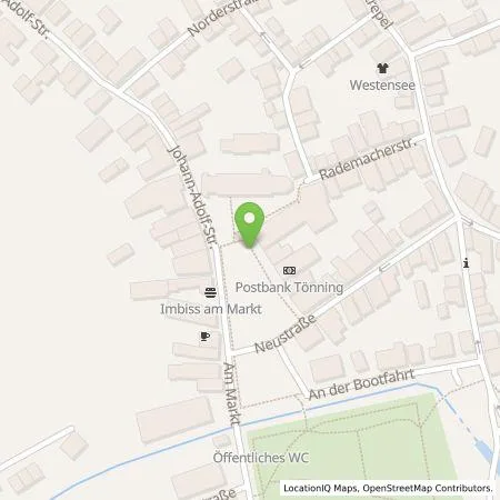 Standortübersicht der Tankstelle Stadtwerke Husum GmbH in 25832 Tönning