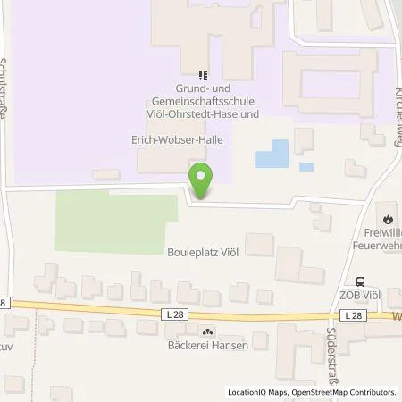 Standortübersicht der Tankstelle Stadtwerke Husum GmbH in 25884 Viöl