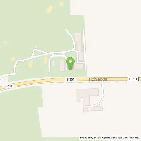 Standortübersicht der Tankstelle Stadtwerke Husum GmbH in 25813 Schwesing