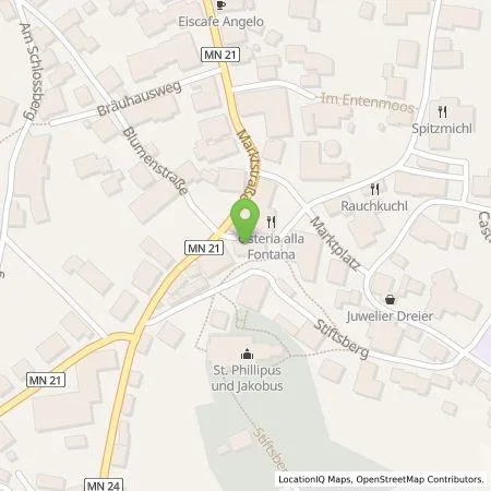 Standortübersicht der Tankstelle energie schwaben gmbh in 87730 Bad Grönenbach