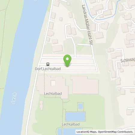 Standortübersicht der Tankstelle energie schwaben gmbh in 86916 Kaufering