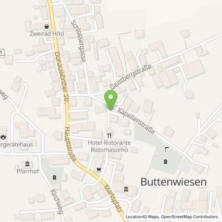 Standortübersicht der Tankstelle energie schwaben gmbh in 86647 Buttenwiesen