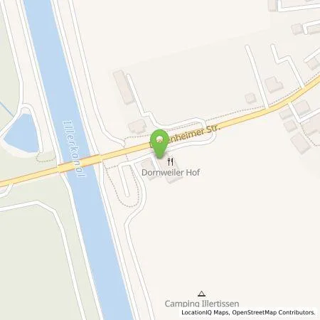 Standortübersicht der Tankstelle energie schwaben gmbh in 89257 Illertissen