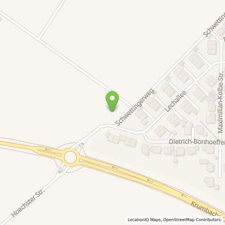 Standortübersicht der Tankstelle energie schwaben gmbh in 86399 Bobingen