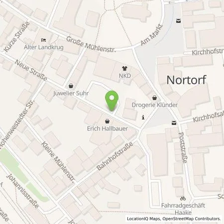 Standortübersicht der Tankstelle Stadtwerke Nortorf AöR in 24589 Nortorf