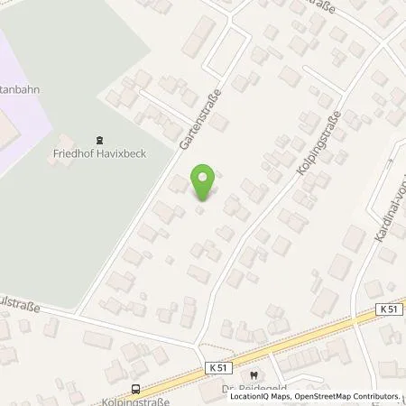 Standortübersicht der Tankstelle GFC mbH in 48329 Havixbeck