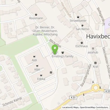 Standortübersicht der Tankstelle GFC mbH in 48329 Havixbeck