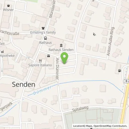 Standortübersicht der Tankstelle GFC mbH in 48308 Senden