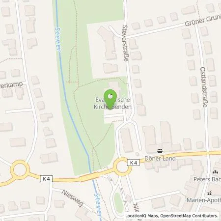 Standortübersicht der Tankstelle GFC mbH in 48308 Senden