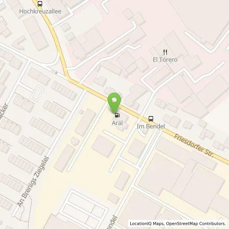 Standortübersicht der Tankstelle Comfortcharge GmbH in 53175 Bonn