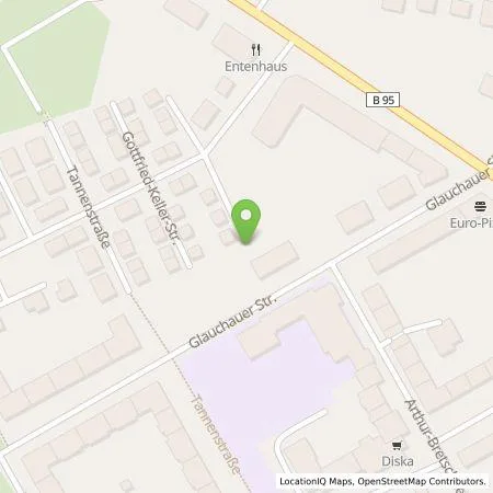 Standortübersicht der Tankstelle Comfortcharge GmbH in 09113 Chemnitz