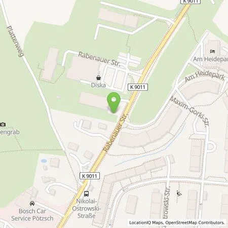 Standortübersicht der Tankstelle Comfortcharge GmbH in 01744 Dippoldiswalde