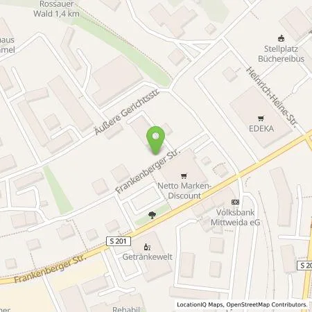 Standortübersicht der Tankstelle Comfortcharge GmbH in 09661 Hainichen