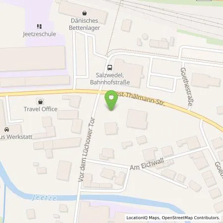 Standortübersicht der Tankstelle Comfortcharge GmbH in 29410 Salzwedel