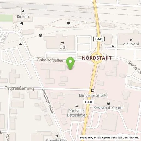 Standortübersicht der Tankstelle Comfortcharge GmbH in 31737 Rinteln