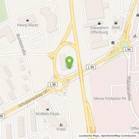 Standortübersicht der Tankstelle Comfortcharge GmbH in 77656 Offenburg